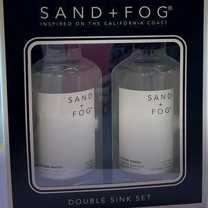 SAND + FOG Double Sink Set - Clear
